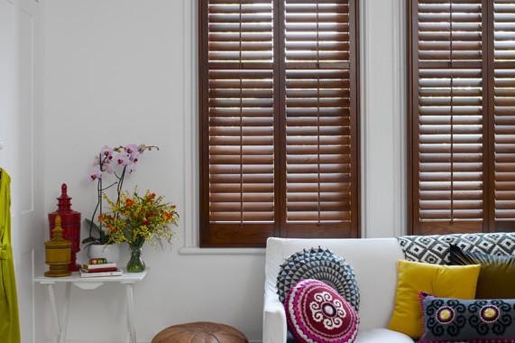 living room shutters
